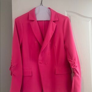 VENUS Pink Double-Breasted Jumpsuit